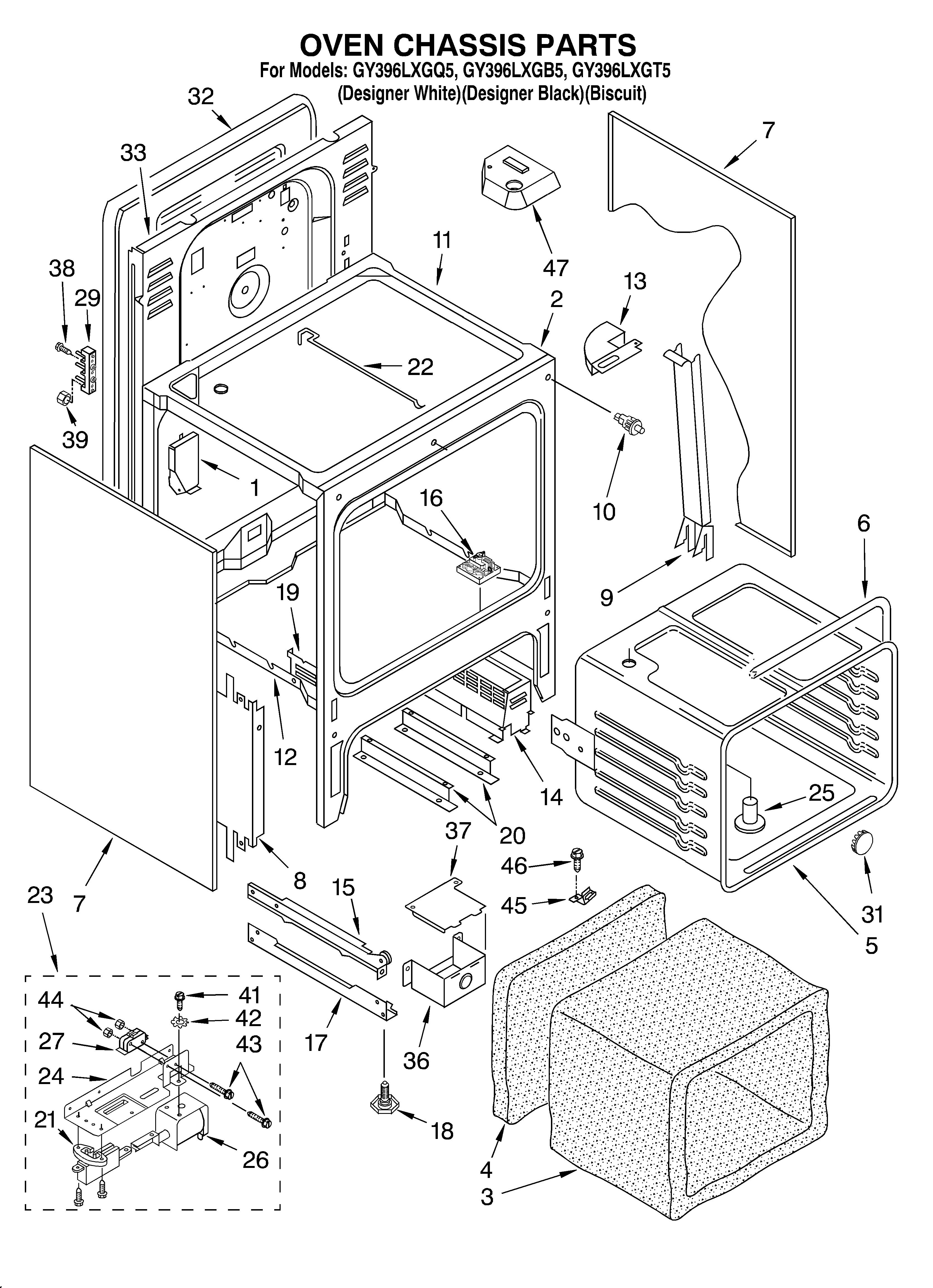Oven chassis