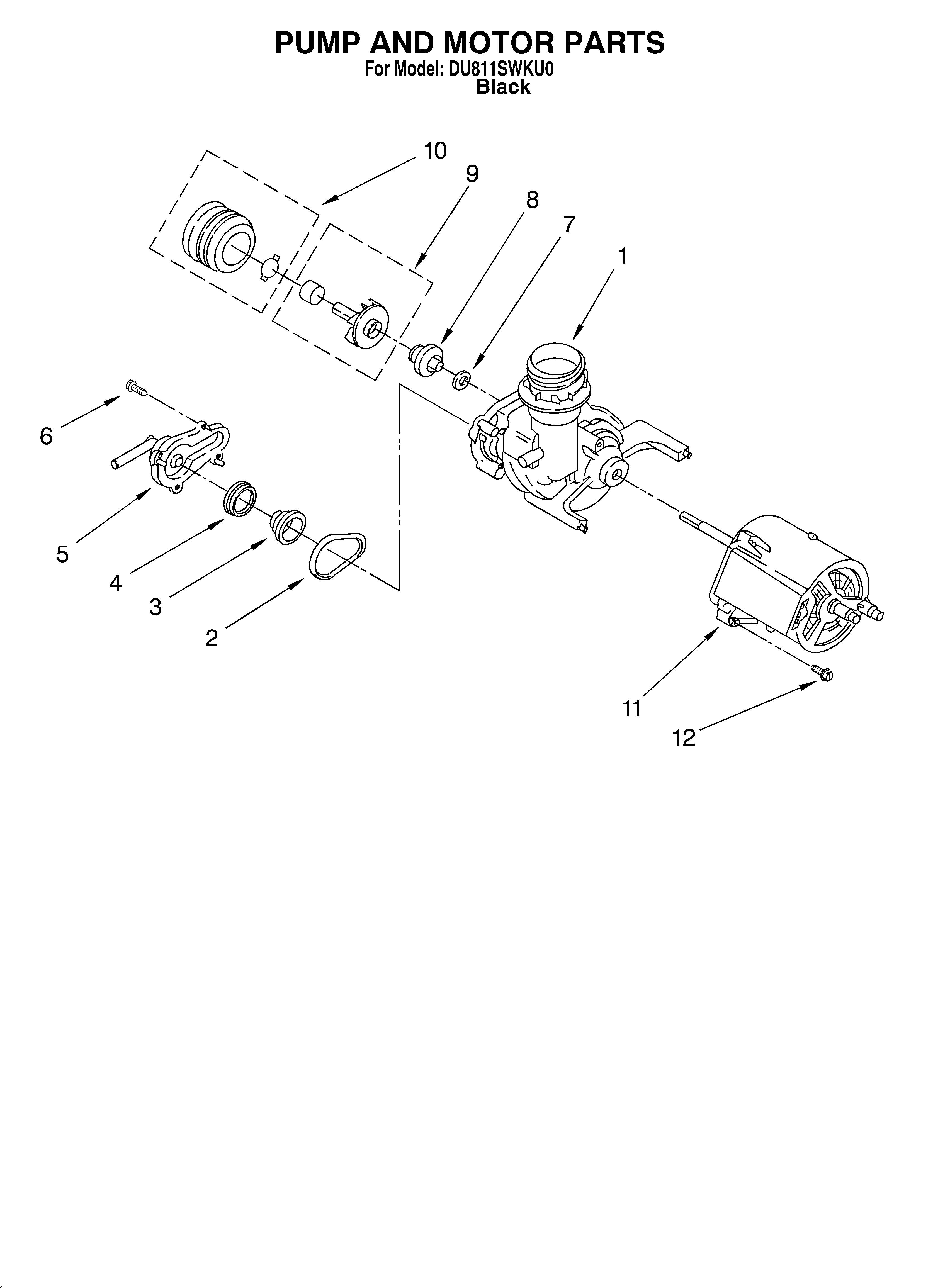 Pump and motor
