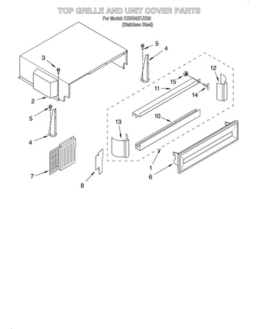 Top grille and unit cover