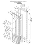 Refrigerator door