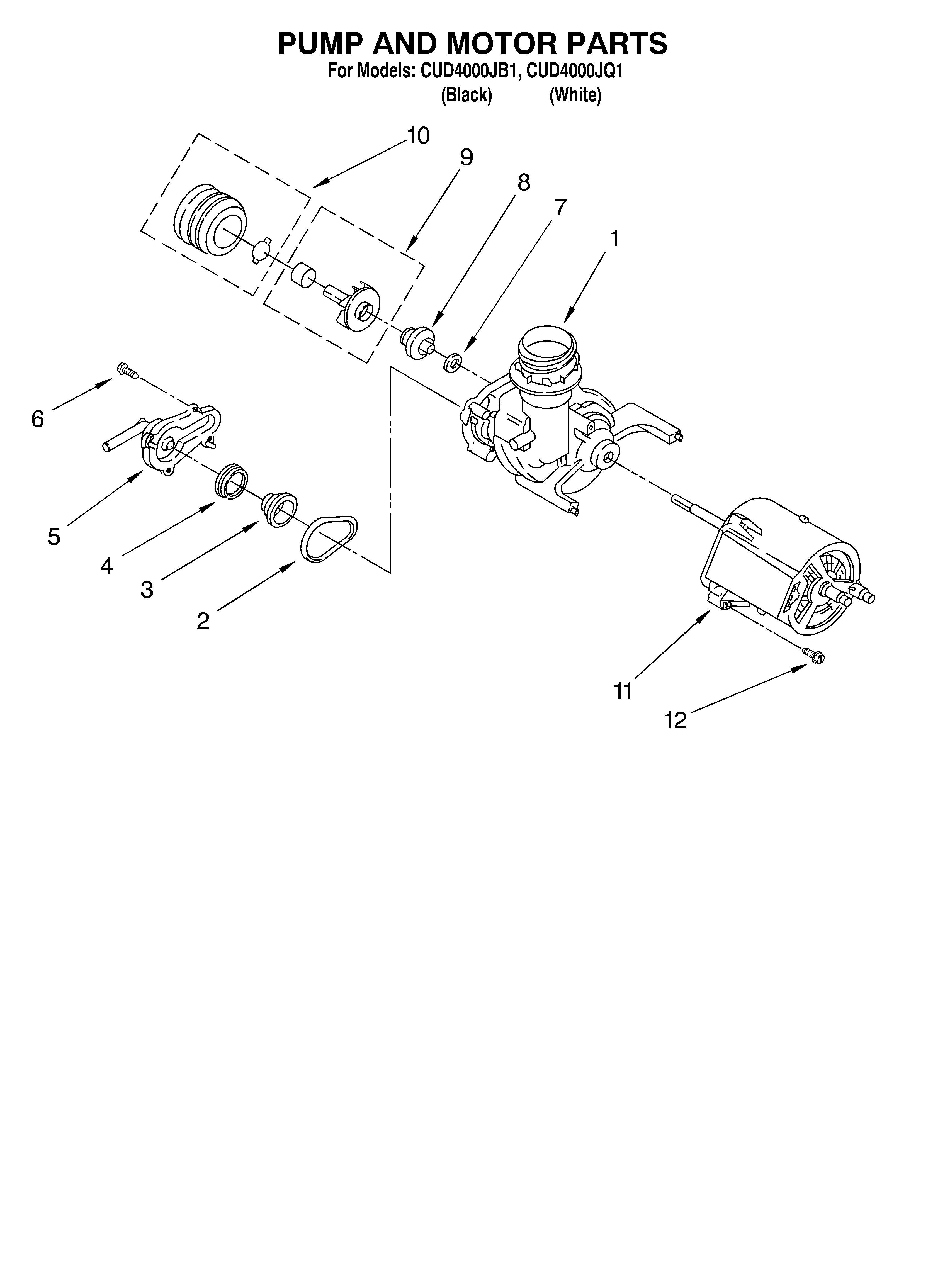Pump and motor