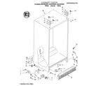 Whirlpool ED27DSXDB01 cabinet diagram