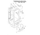Whirlpool ED27DSXDB01 refrigerator liner diagram