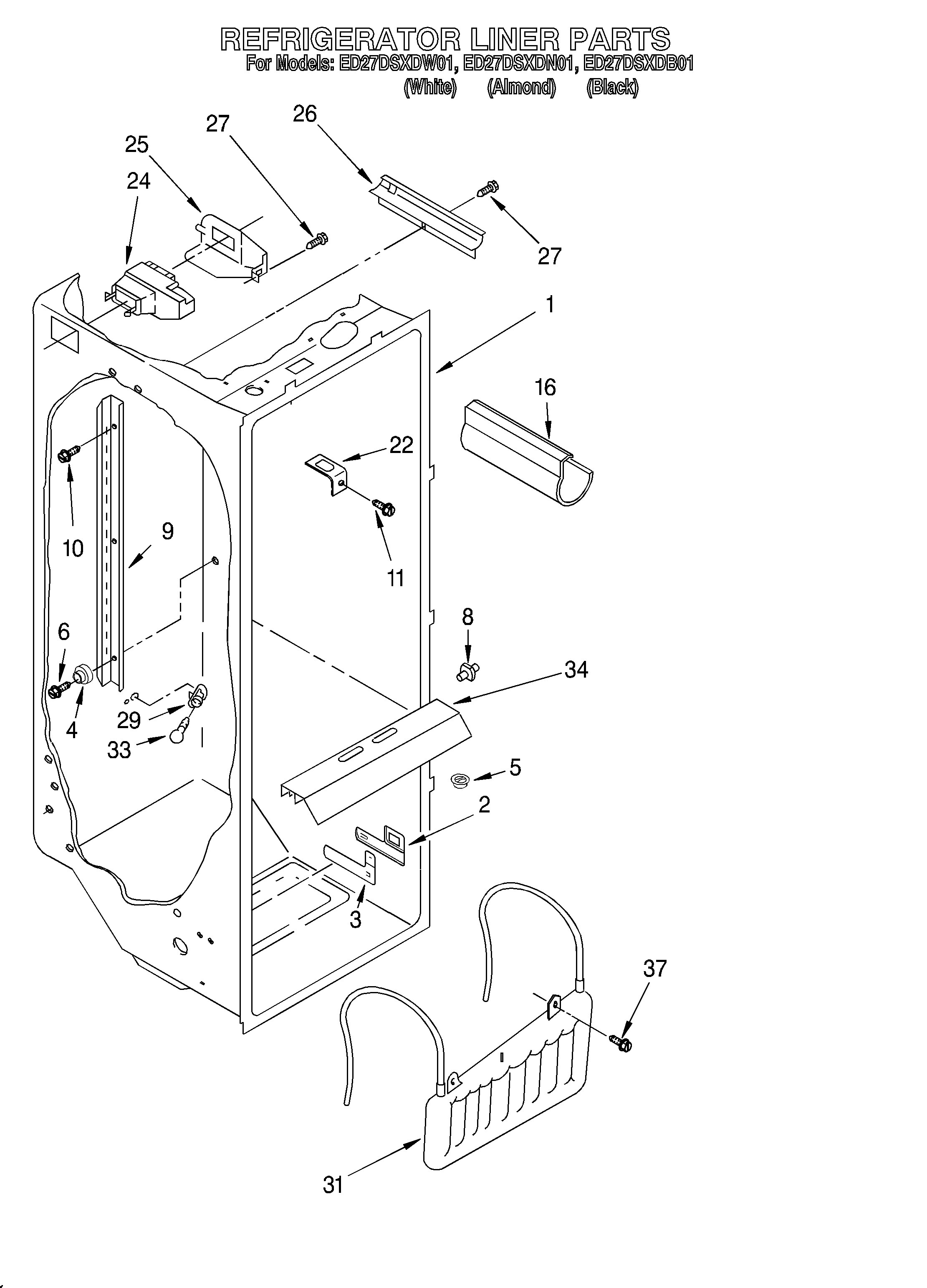 Refrigerator liner