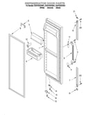 Refrigerator door