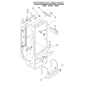 Whirlpool ED27DSXDN00 refrigerator liner diagram