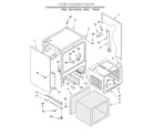KitchenAid KESC307HWH3 oven chassis diagram