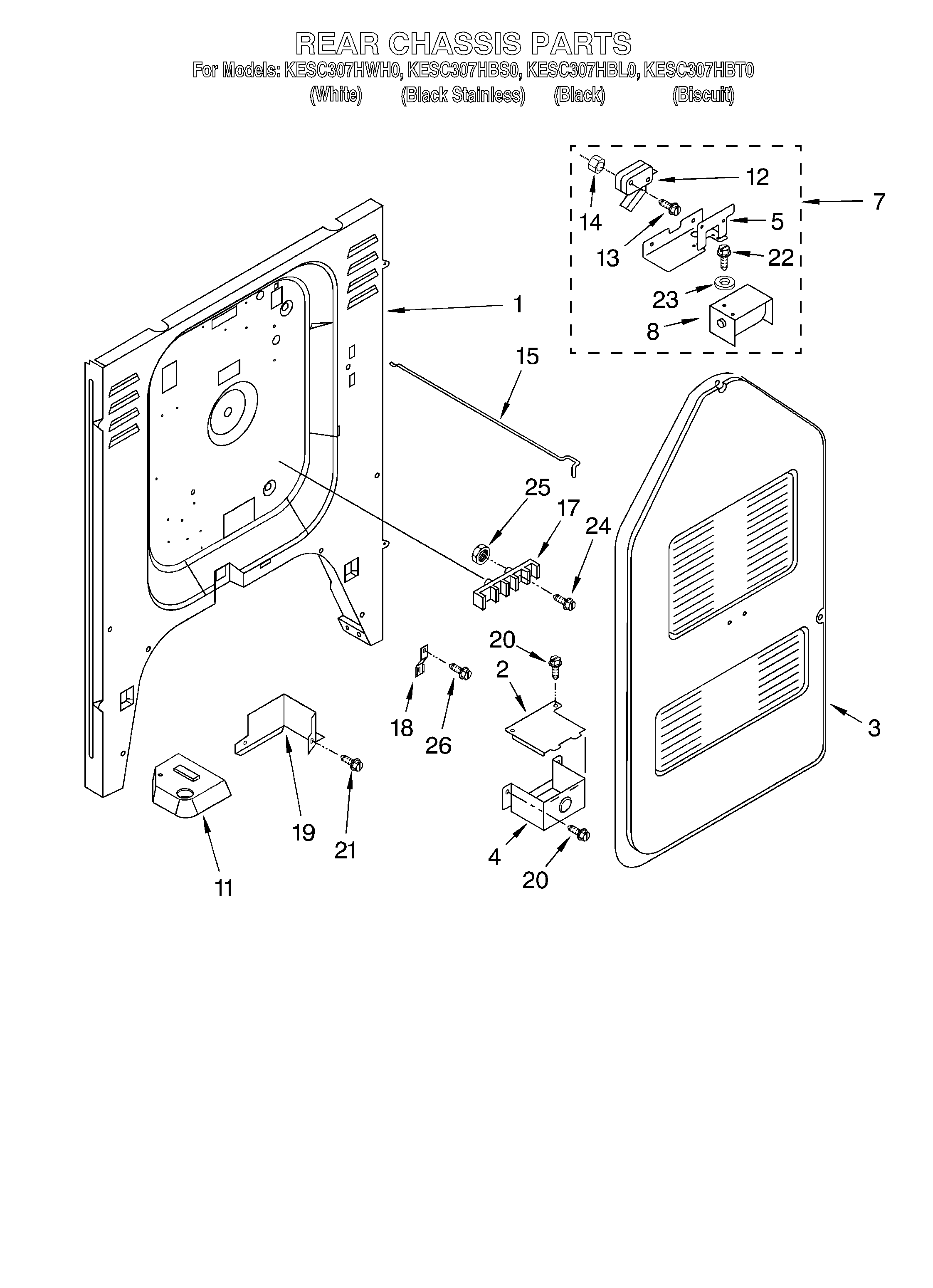 Rear chassis