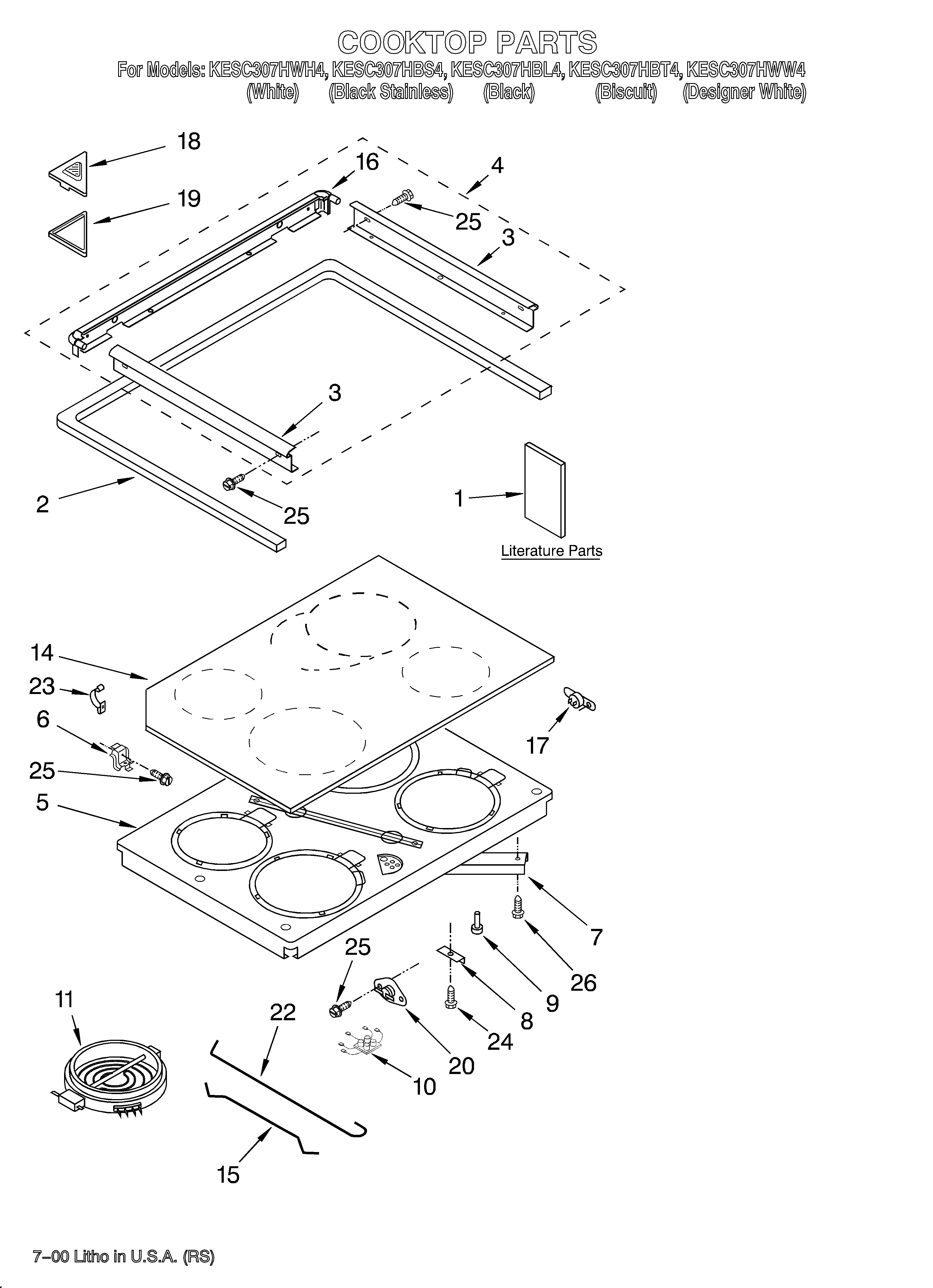 Cooktop/literature
