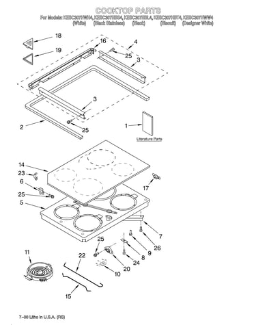 Cooktop/literature
