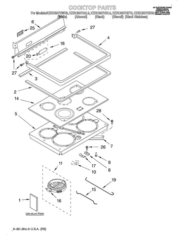Cooktop/literature