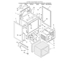 KitchenAid KERC507HBL1 oven chassis diagram