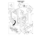 Whirlpool LGR3634JW1 cabinet diagram