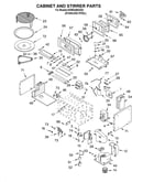 Cabinet and stirrer