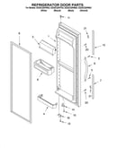 Refrigerator door