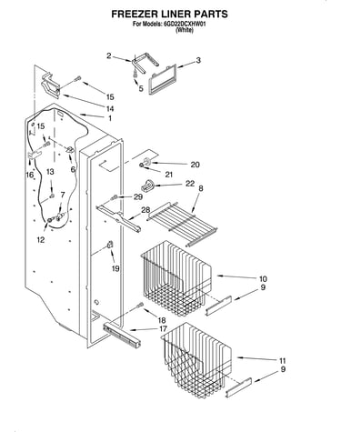 Freezer liner