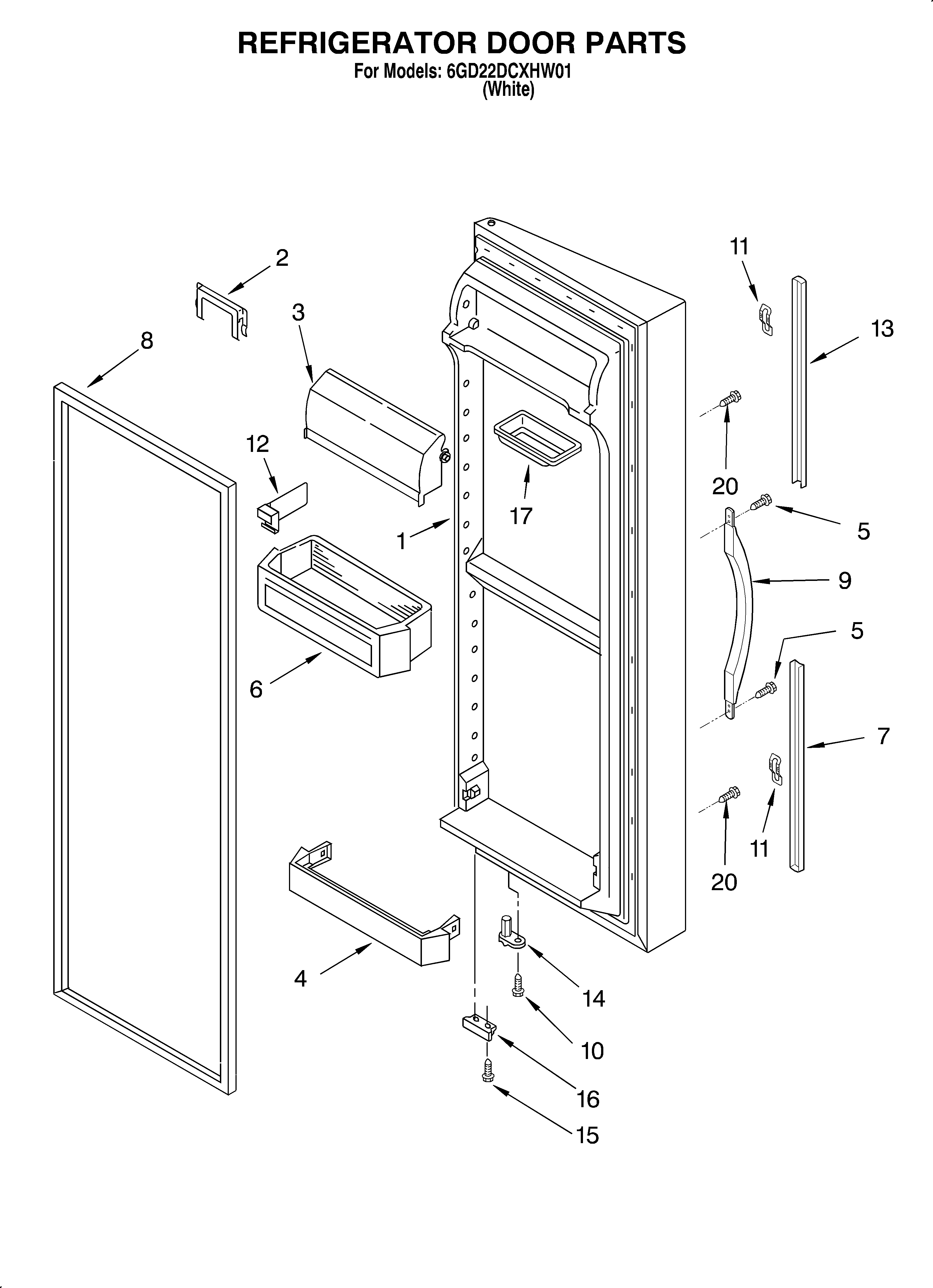 Refrigerator door