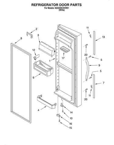 Refrigerator door