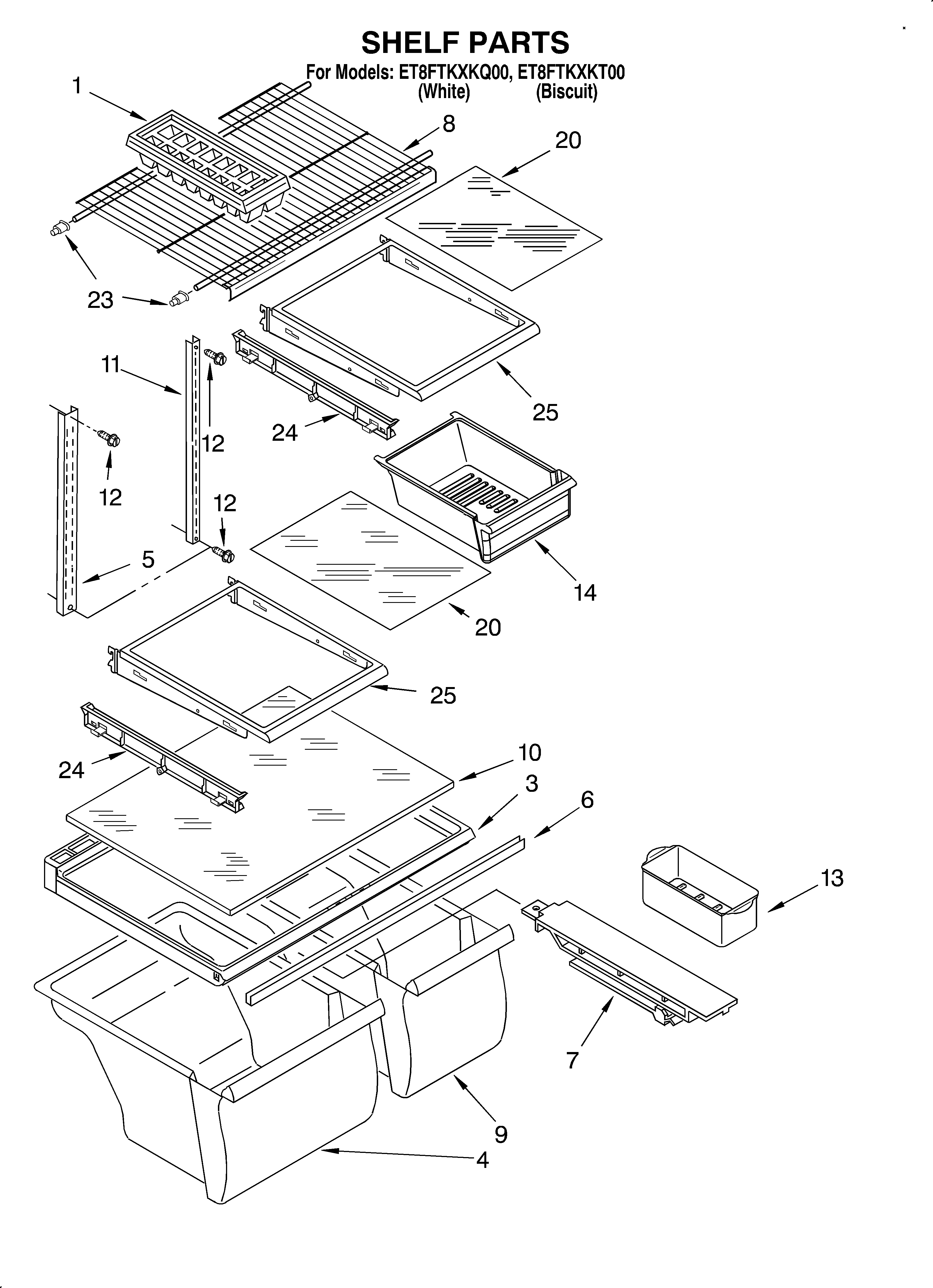 Shelf/optional