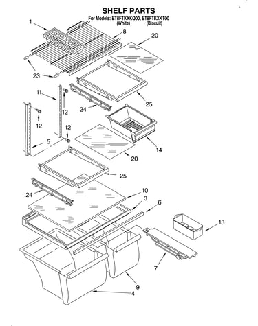 Shelf/optional