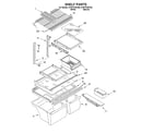 Whirlpool ET9FTKXKT00 shelf/optional diagram