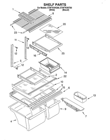 Shelf/optional