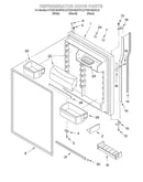 Refrigerator door