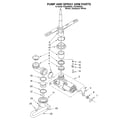 Roper RUD3000KB1 pump and sprayarm diagram