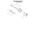Roper RUD3000KB1 pump and motor diagram