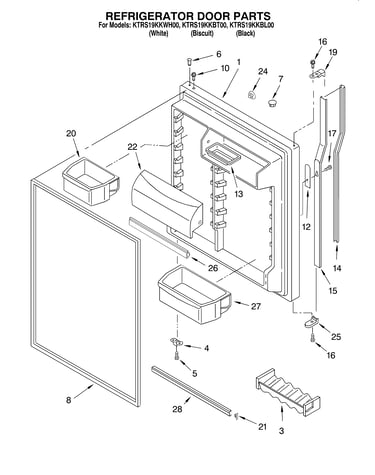 Refrigerator door