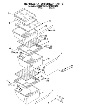 Refrigerator shelf