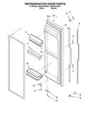 Refrigerator door