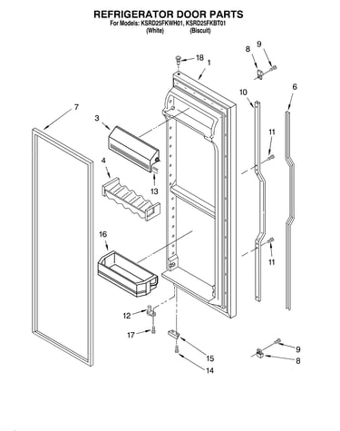 Refrigerator door