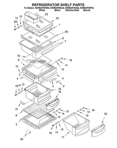 Refrigerator shelf
