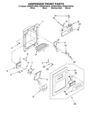 Dispenser front