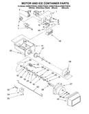 Motor and ice container