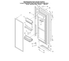 KitchenAid KSRB27FHBT05 refrigerator door diagram