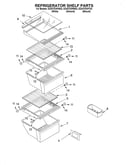 Refrigerator shelf