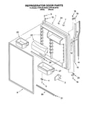 Refrigerator door