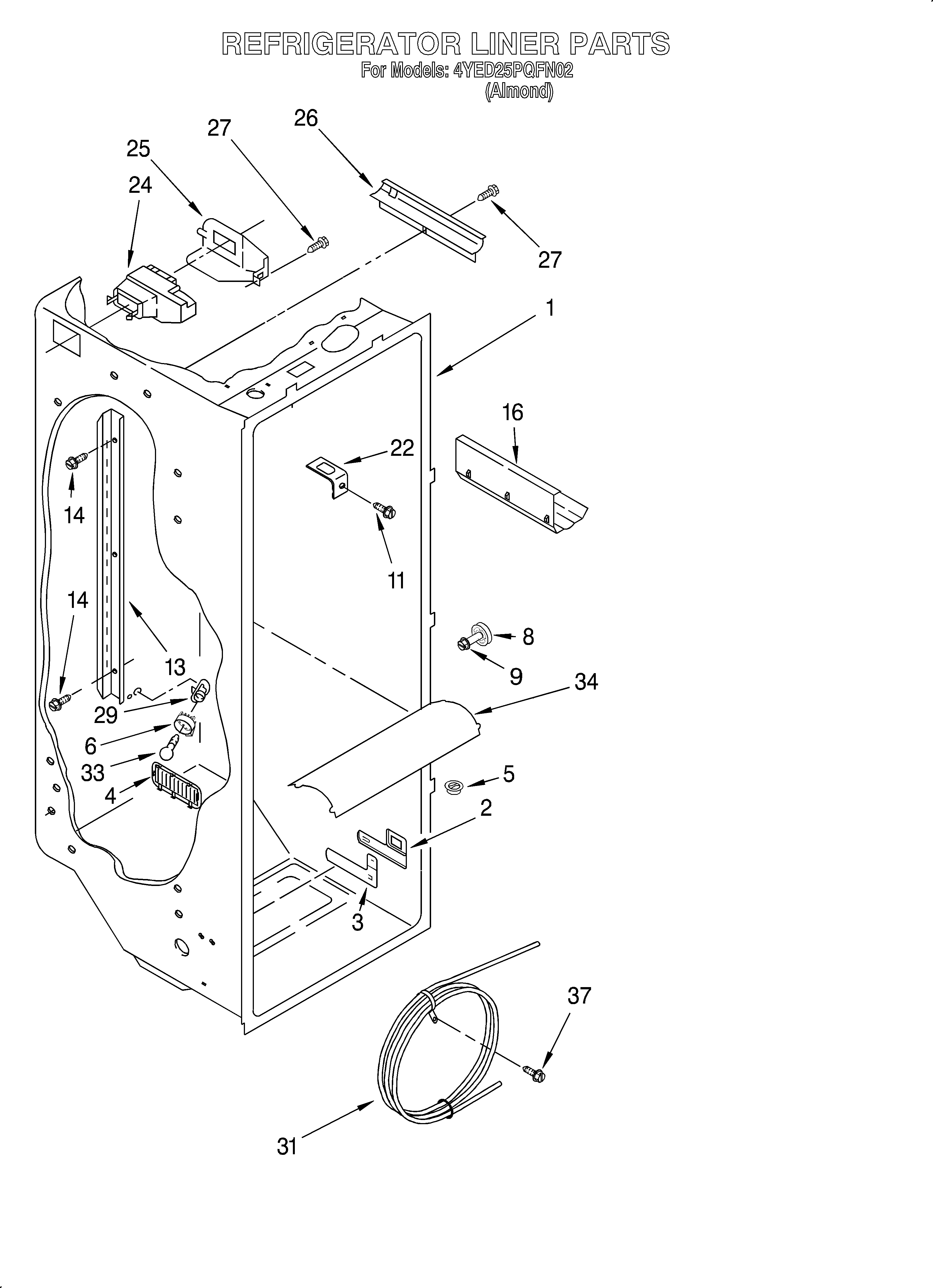 Refrigerator liner