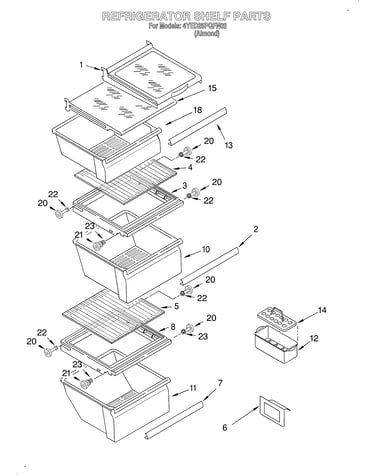 Refrigerator shelf