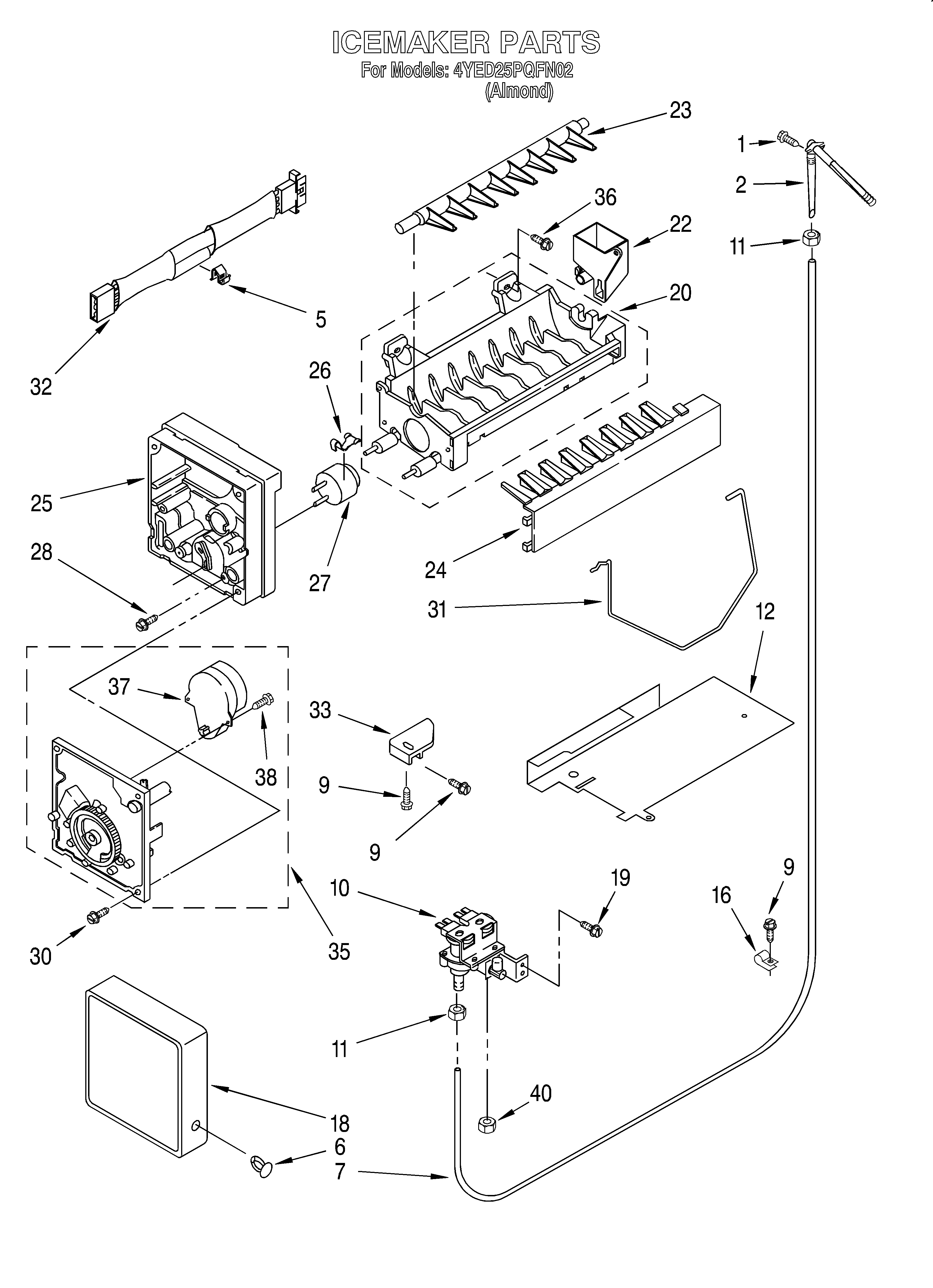 Ice maker/optional