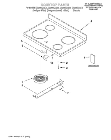 Cooktop/literature