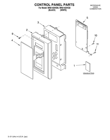 Control panel/literature
