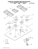 Cooktop, burner, grate/literature