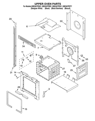 Upper oven