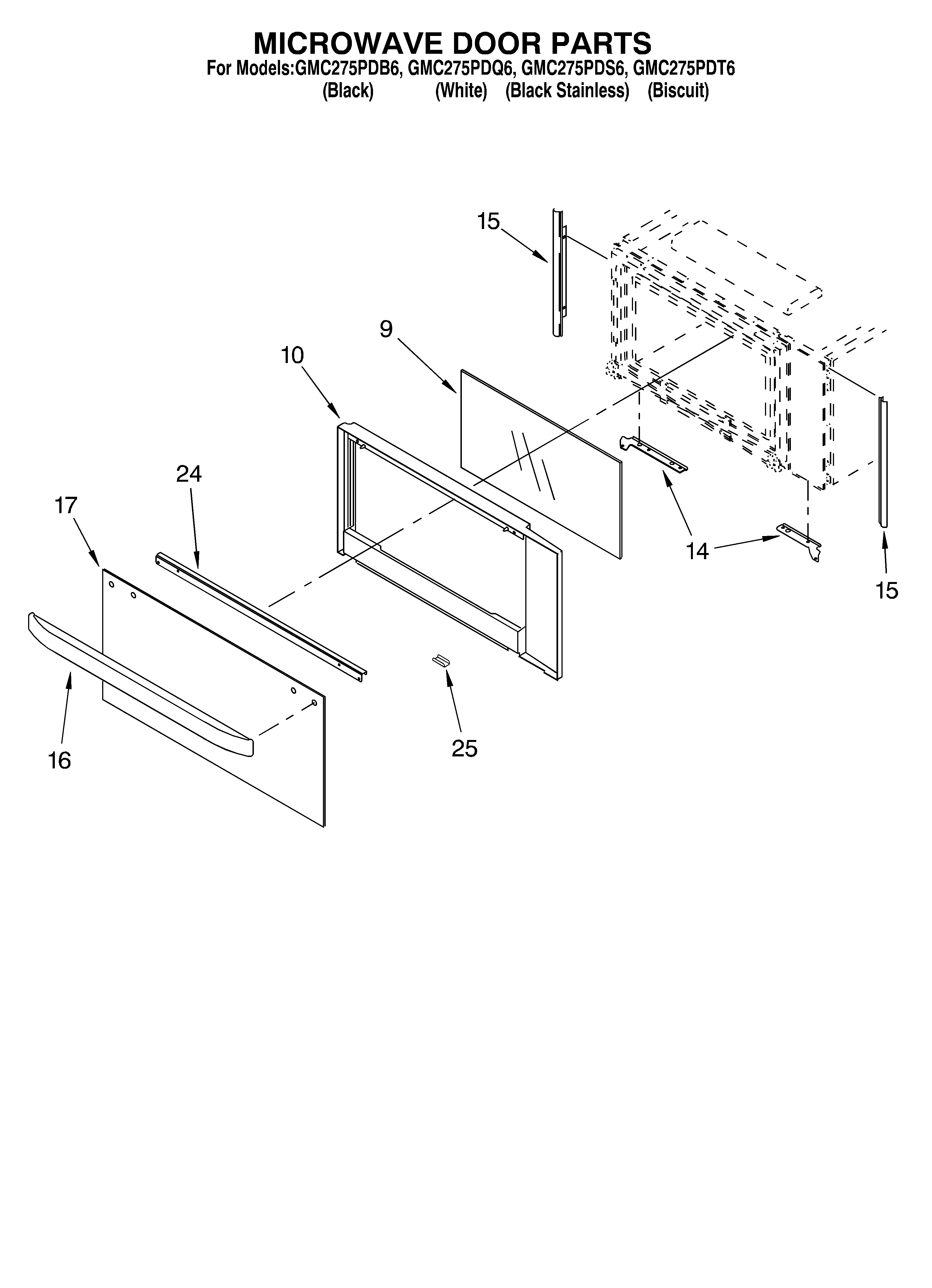 MICROWAVE DOOR