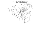 Whirlpool GMC275PDS6 top venting/optional diagram