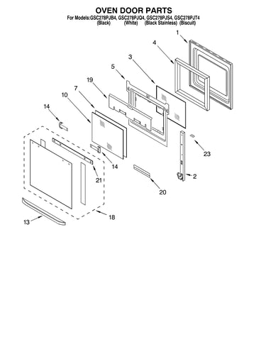 Oven door