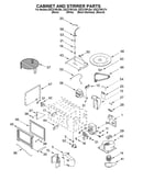 Cabinet and stirrer
